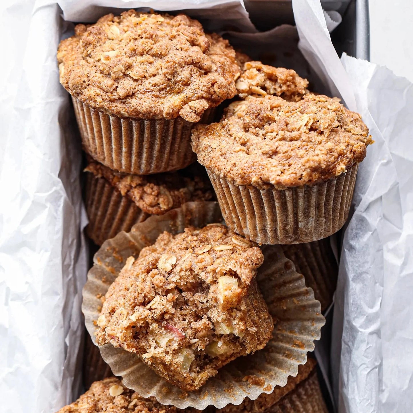 Refined Sugar Free Vegan Apple Cinnamon Muffins