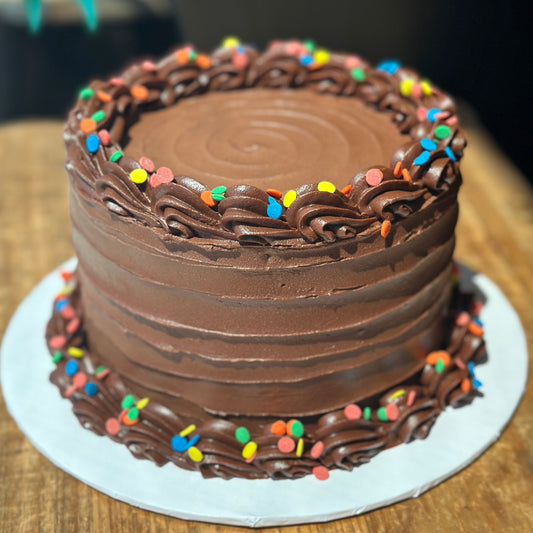 Gluten-Free Nut-Free Vegan Banana Chocolate Cake