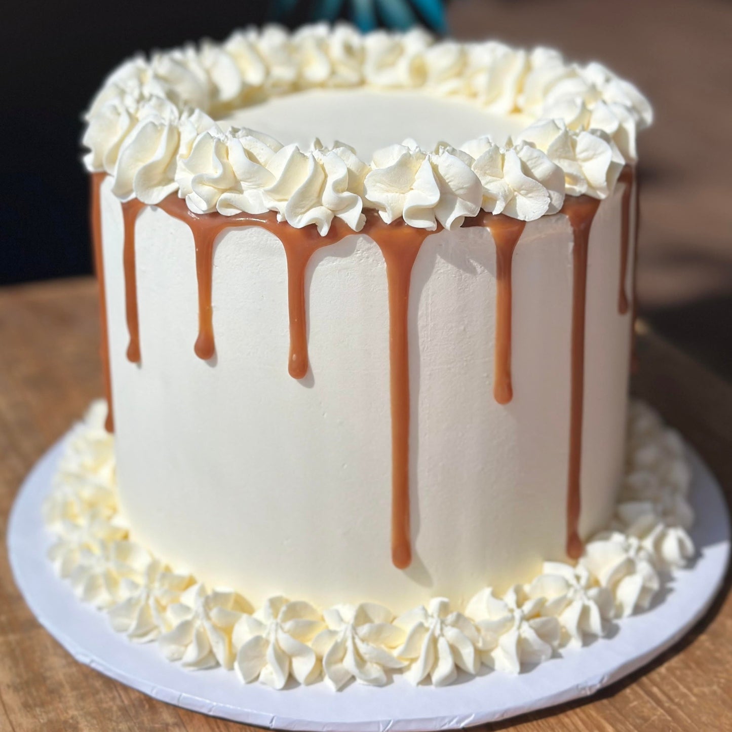 Gluten-Free Nut-Free Salted Caramel Cake