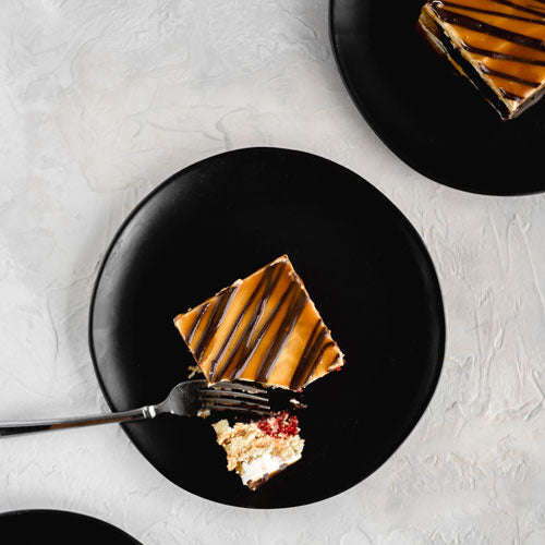 Gluten-Free Nut-Free Salted Caramel and Chocolate Cake Bar