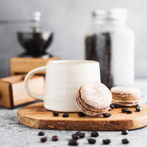 Gluten-Free Nut-Free Cappuccino French Macarons Toronto