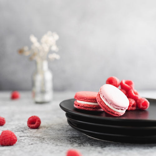 Gluten-Free Nut-Free Raspberry French Macarons Toronto