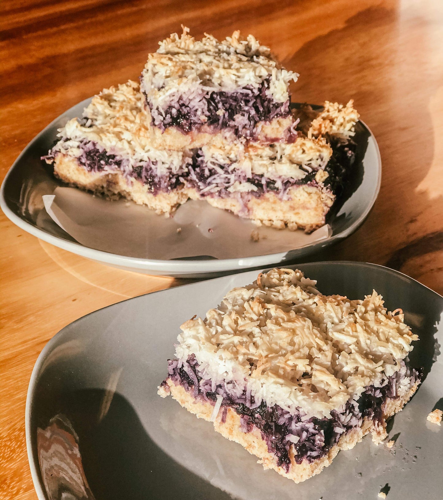 Vegan BLUEBERRY Coconut Bar