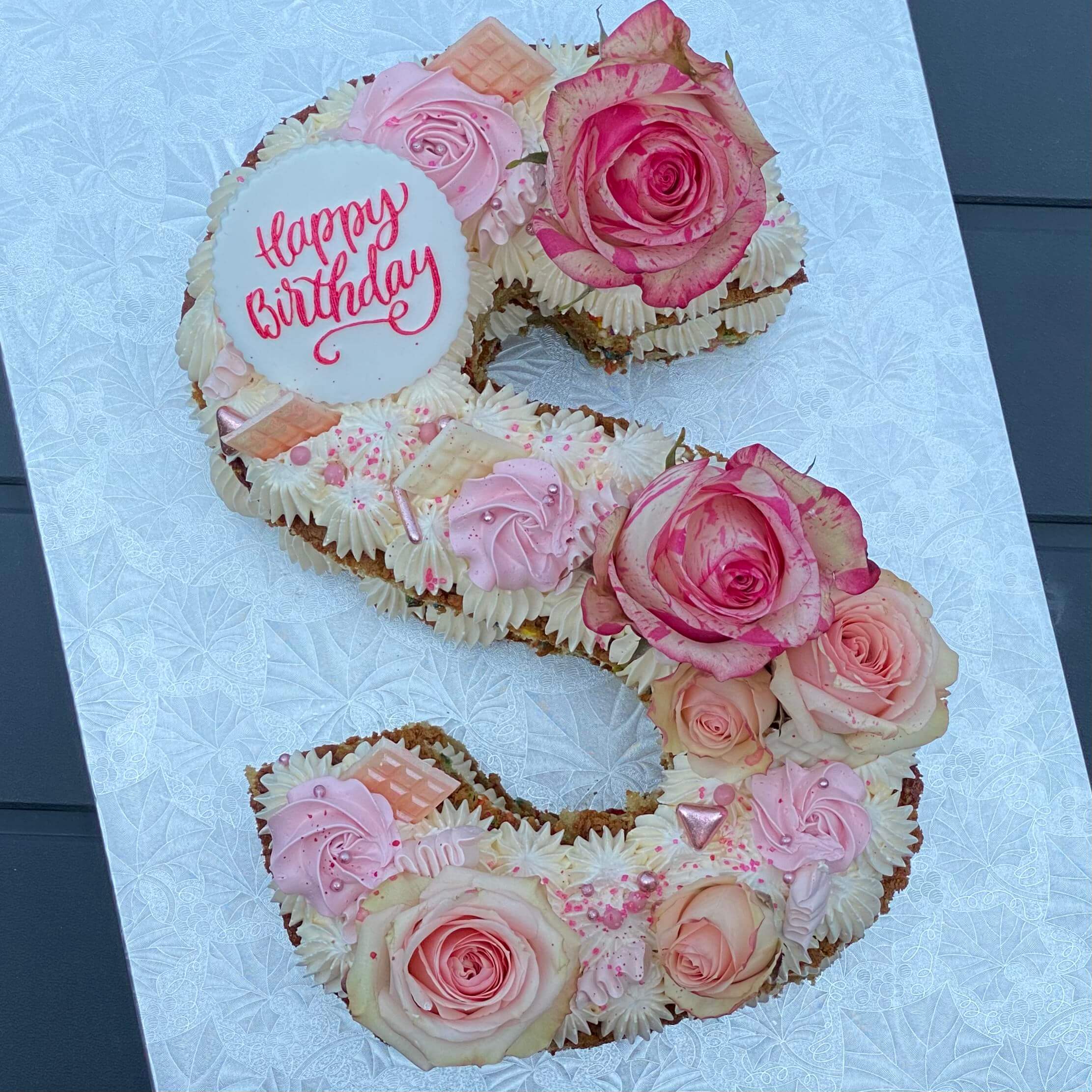 Gluten-Free Nut-Free Letter Cakes
