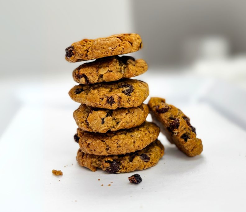 Bite Size Oatmeal Raisin Cookies