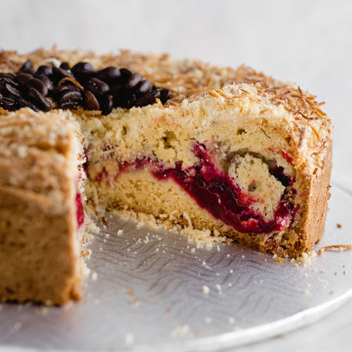Gluten-Free Dairy-Free Nut-Free Raspberry Coffee Cake Recipe