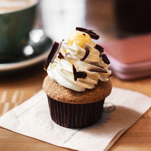 Gluten-Free Nut-Free Tiramisu Cupcake