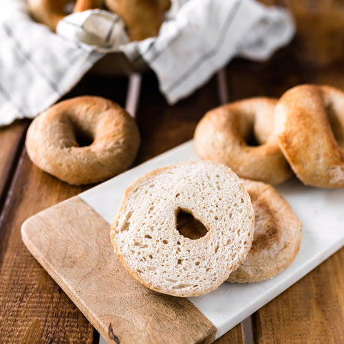 Plain Gluten-Free sourdough Bagels