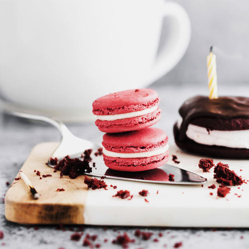 Gluten-Free Nut-Free Red Velvet French Macarons Toronto