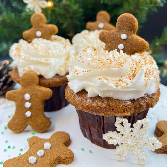 Gluten-Free Nut-Free Vegan Gingerbread Cupcake