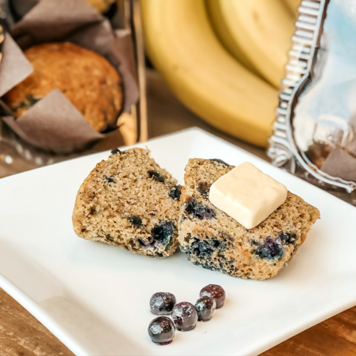 Blueberry Banana Muffins