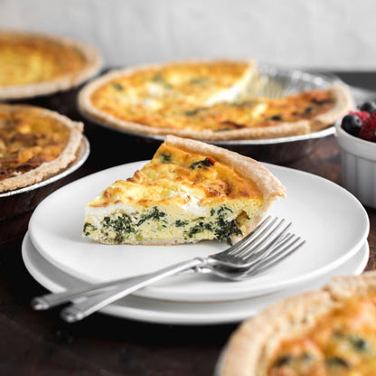 Gluten-Free Nut-Free Spinach, Goat Cheese and Sundried Tomato Quiche