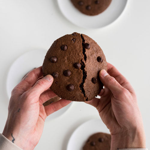 Gluten-Free Vegan Double Chocolate Cookies